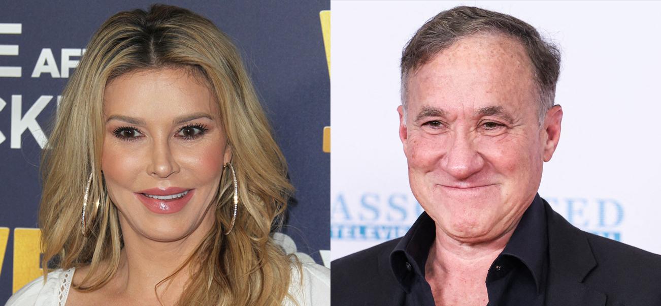 A photo collage of Brandi Glanville and Terry Dubrow