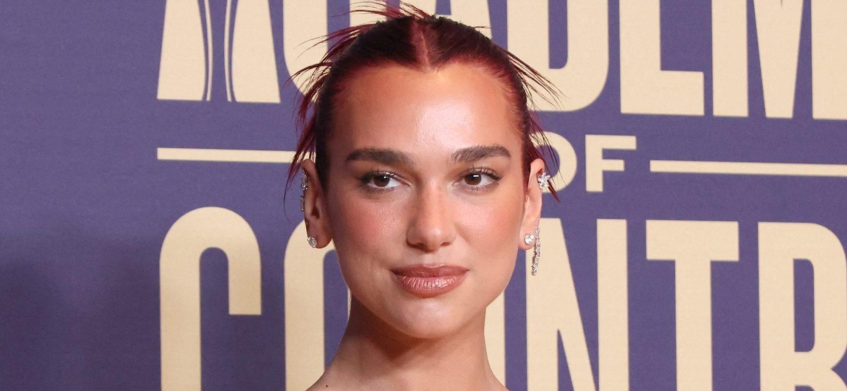 Dua Lipa in the pressroom at the 59th Academy of Country Music Awards held at the Ford Center at The Star on May 16, 2024 in Friso, TX © Curtis Hilbun / AFF-USA.com. 16 May 2024 Pictured: Dua Lipa. Photo credit: Curtis Hilbun / AFF-USA.com / MEGA TheMegaAgency.com +1 888 505 6342 (Mega Agency TagID: MEGA1139691_003.jpg) [Photo via Mega Agency]