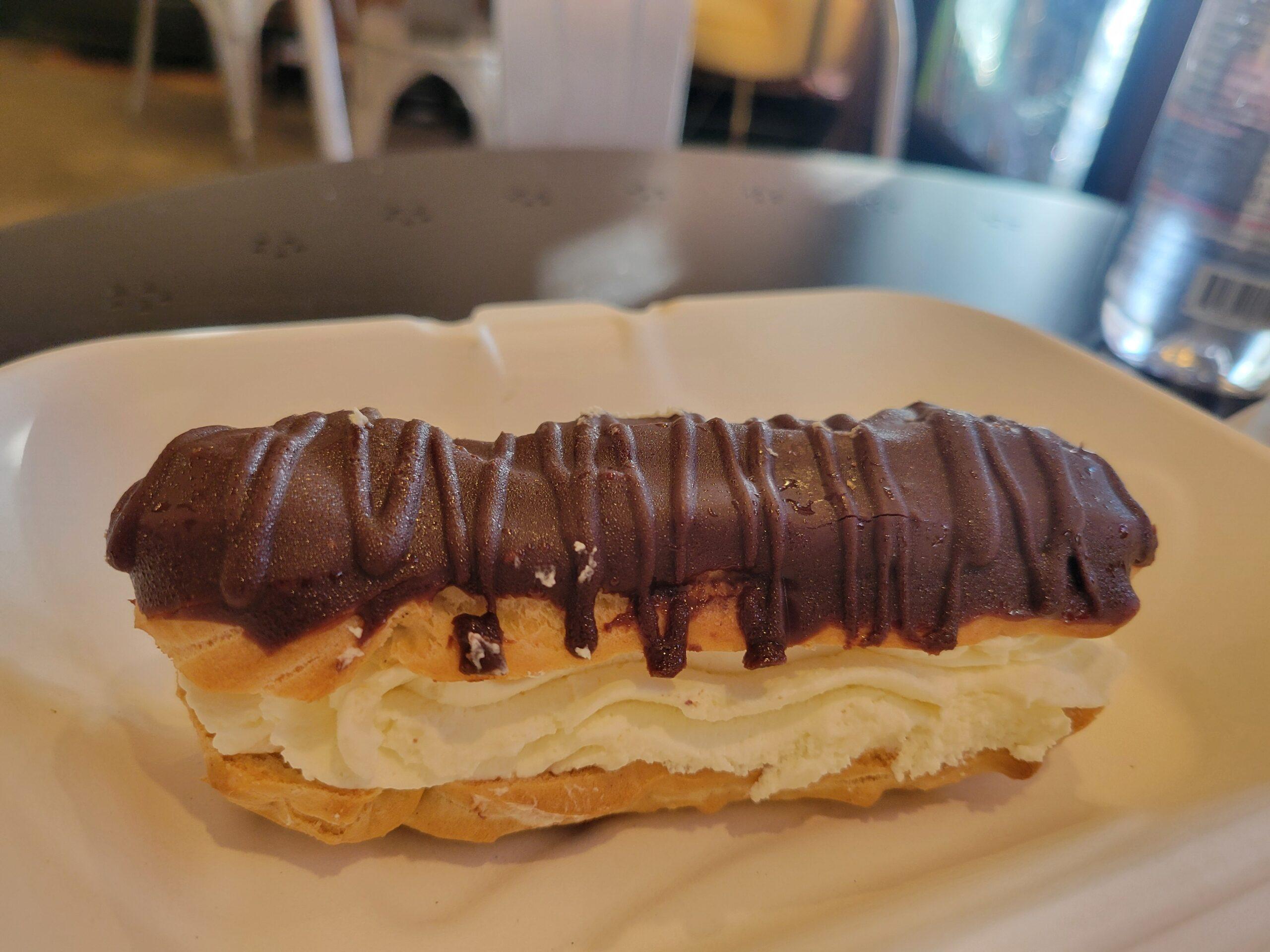 Eclair at Nuflours Bakery in Seattle