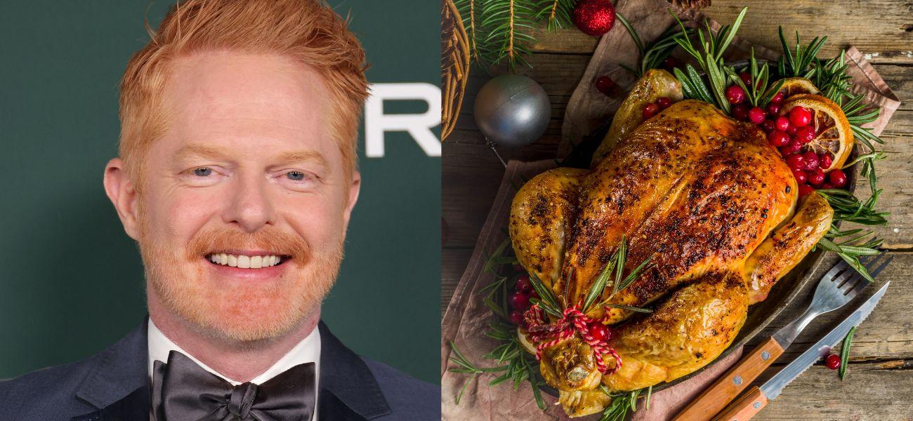 Jesse Tyler Ferguson (left) Roast Chicken (right)