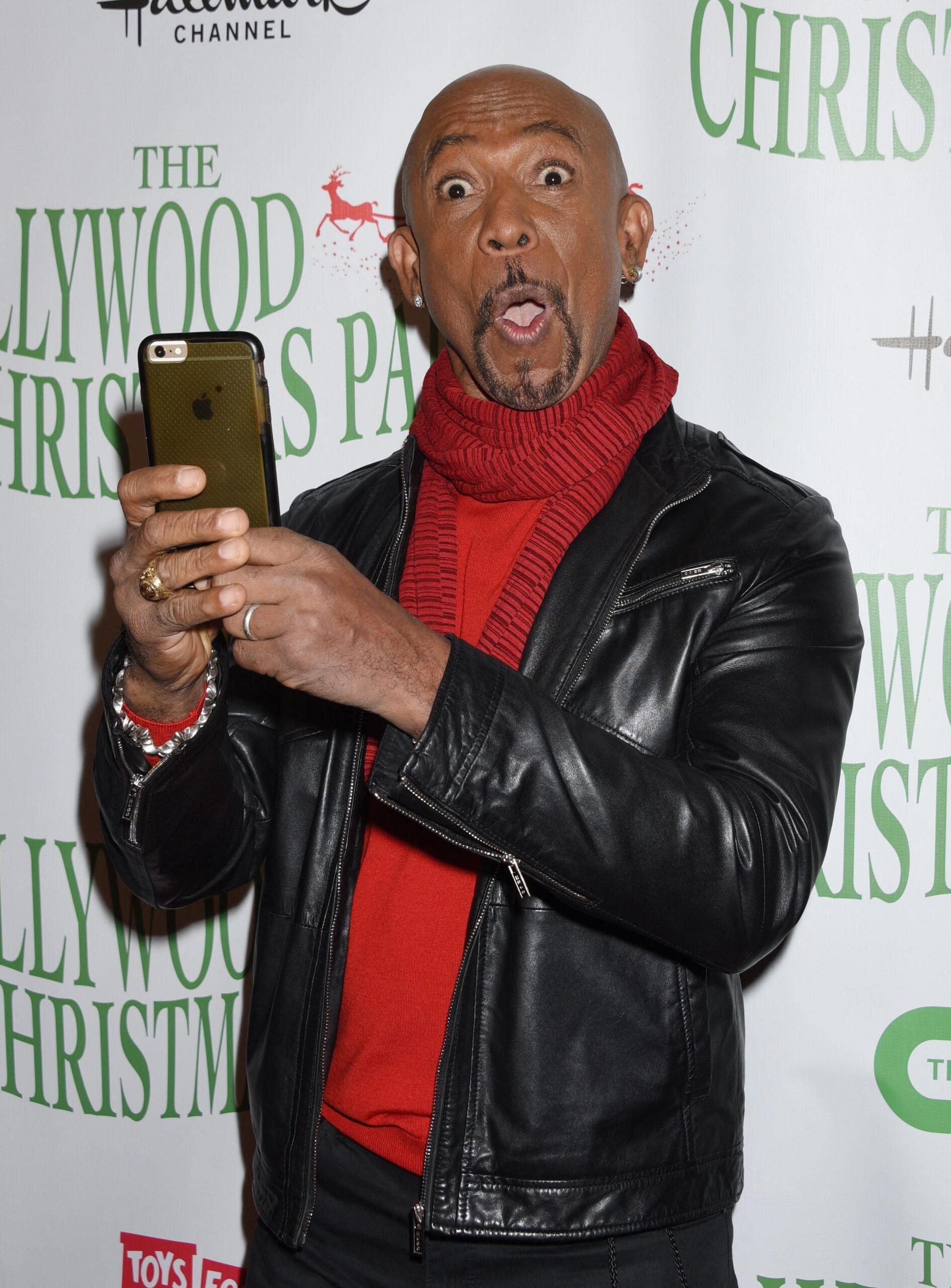 Montel Williams at the Hollywood Christmas Parade. 