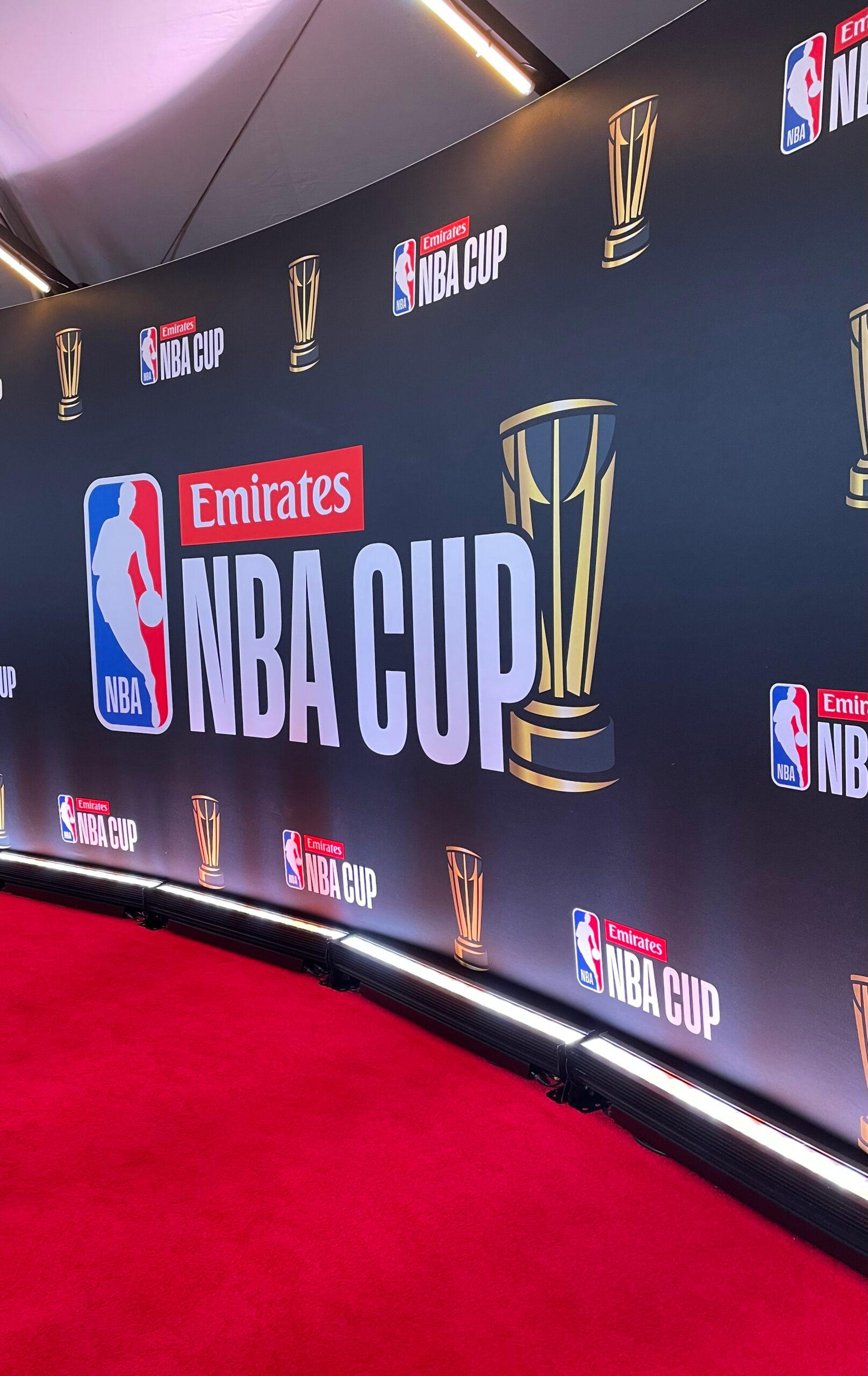 NBA Cup red carpet