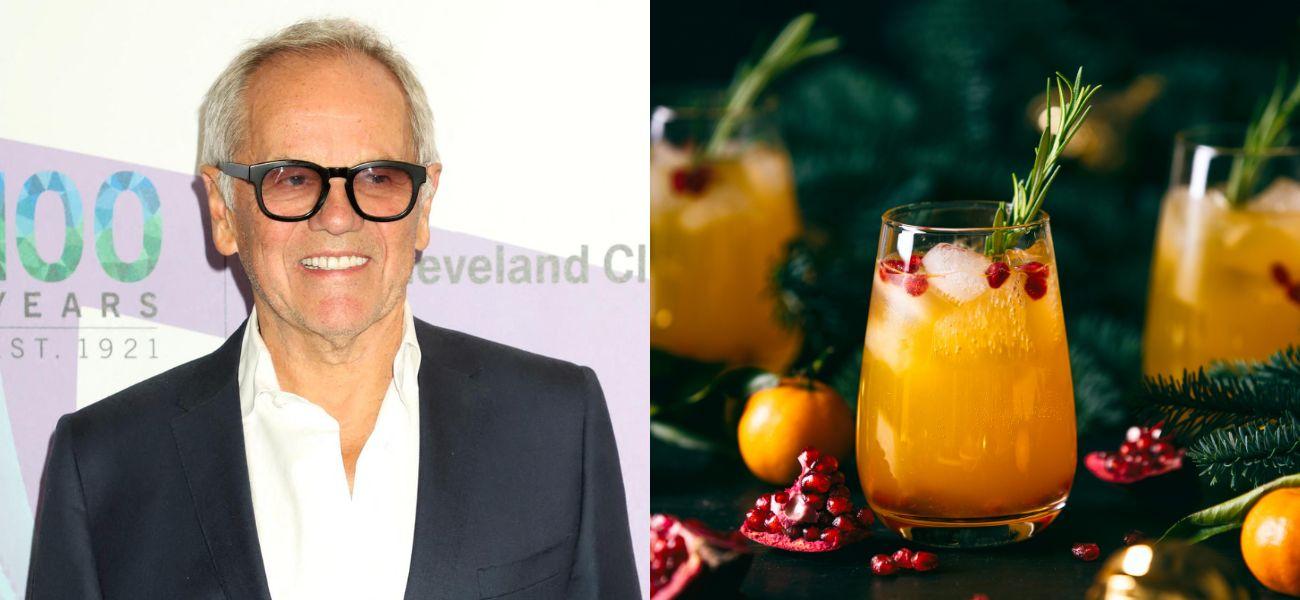 Wolfgang Puck (left) christmas cocktail (right)