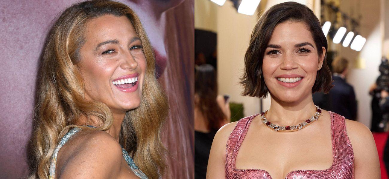 Blake Lively (left) America Ferrera (right)