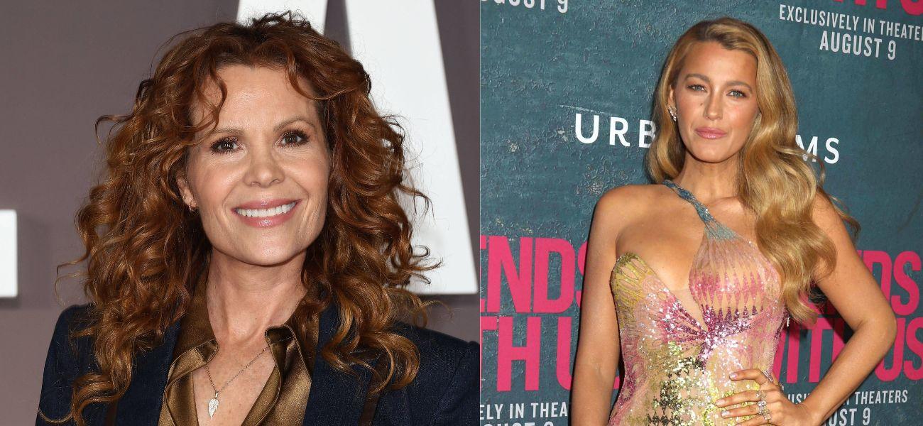 Robyn Lively and Blake Lively collage