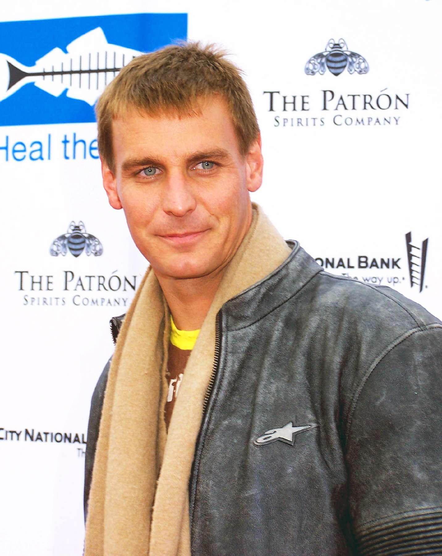 Ingo Rademacher wearing denim jacket