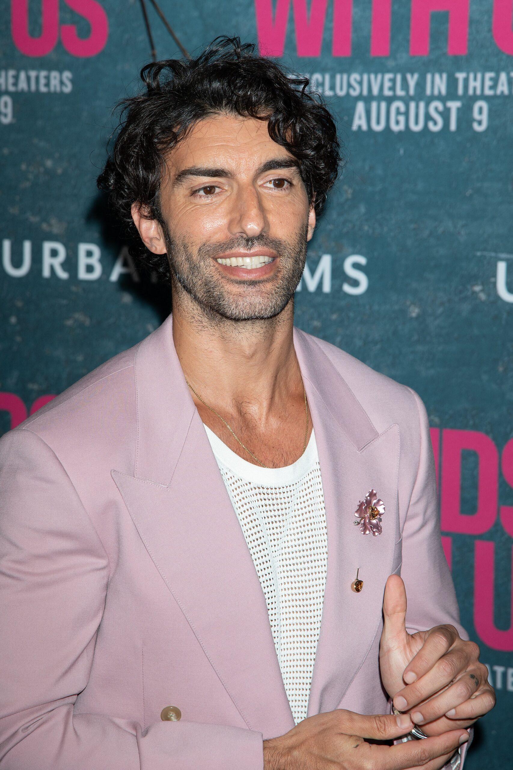 Justin Baldoni at 'It Ends With Us' premiere.