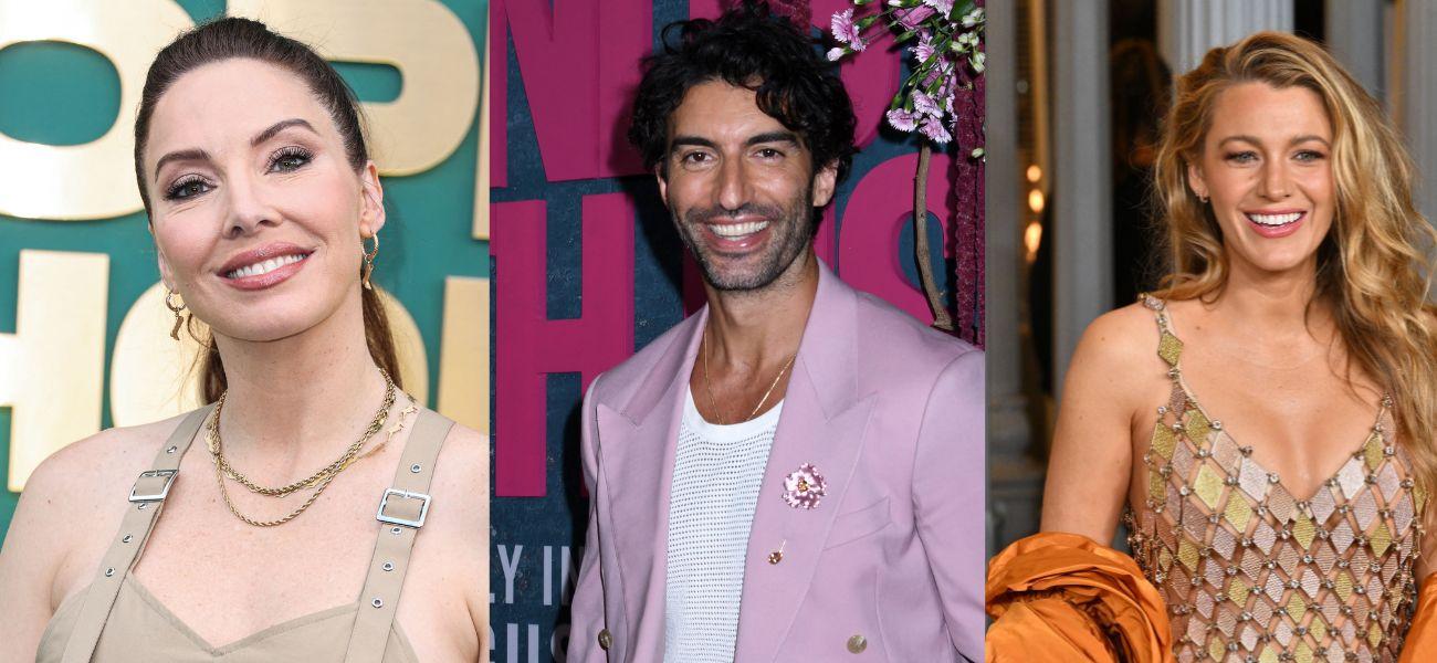 Whitney Cummings, Justin Baldoni, Blake Lively collage