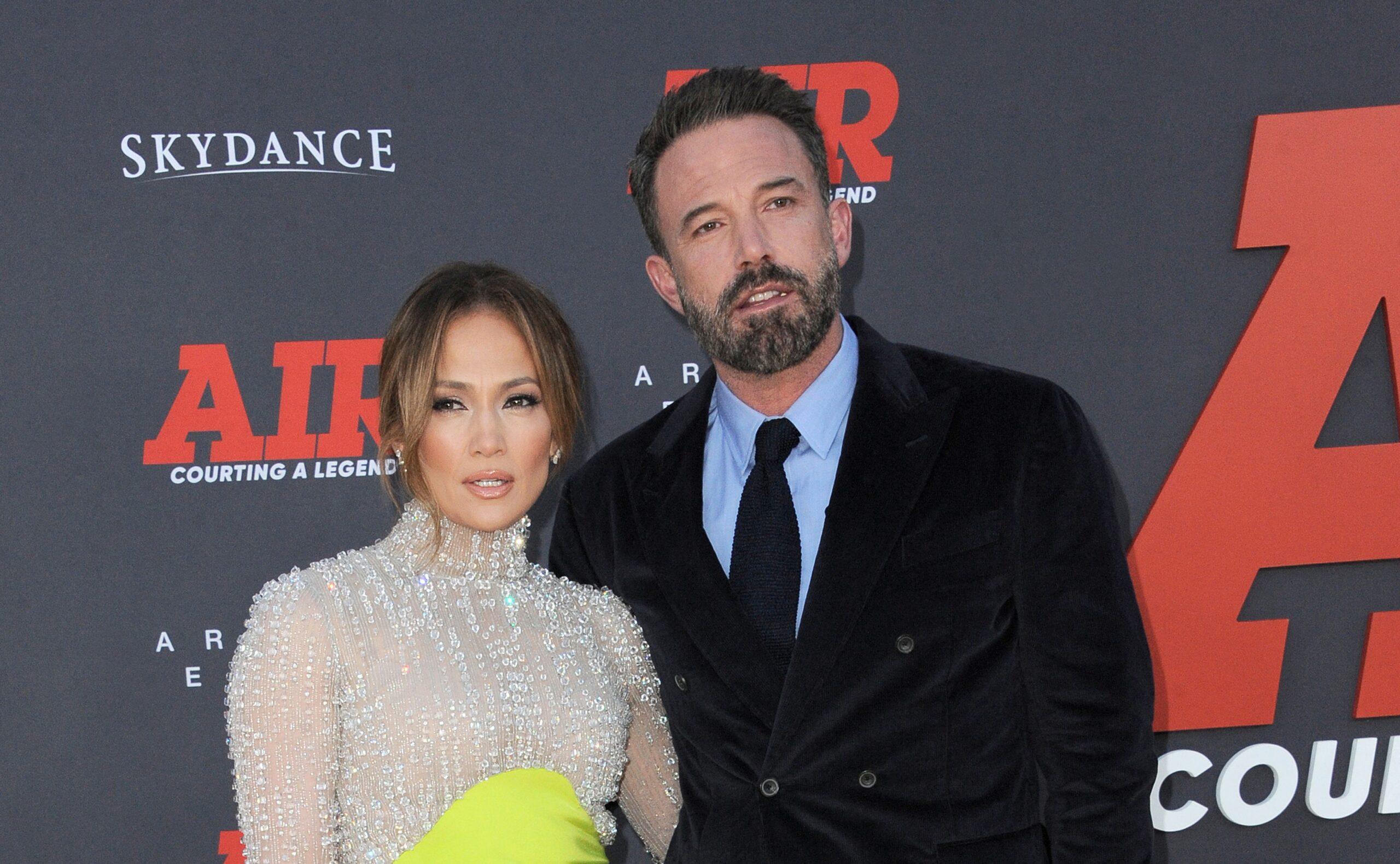 Jennifer Lopez and Ben Affleck at Amazon Studios' World premiere of 'AIR'