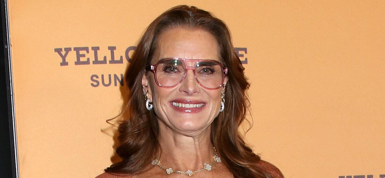 Brooke Shields attending Paramount's 'Yellowstone' Season 5 Premiere held The Museum of Modern Art on November 7, 2024 in New York City, NY ©Steven Bergman/AFF-USA.COM. 07 Nov 2024 Pictured: Brooke Shields. Photo credit: Steven Bergman/AFF-USA.COM / MEGA TheMegaAgency.com +1 888 505 6342 (Mega Agency TagID: MEGA1226535_072.jpg) [Photo via Mega Agency]