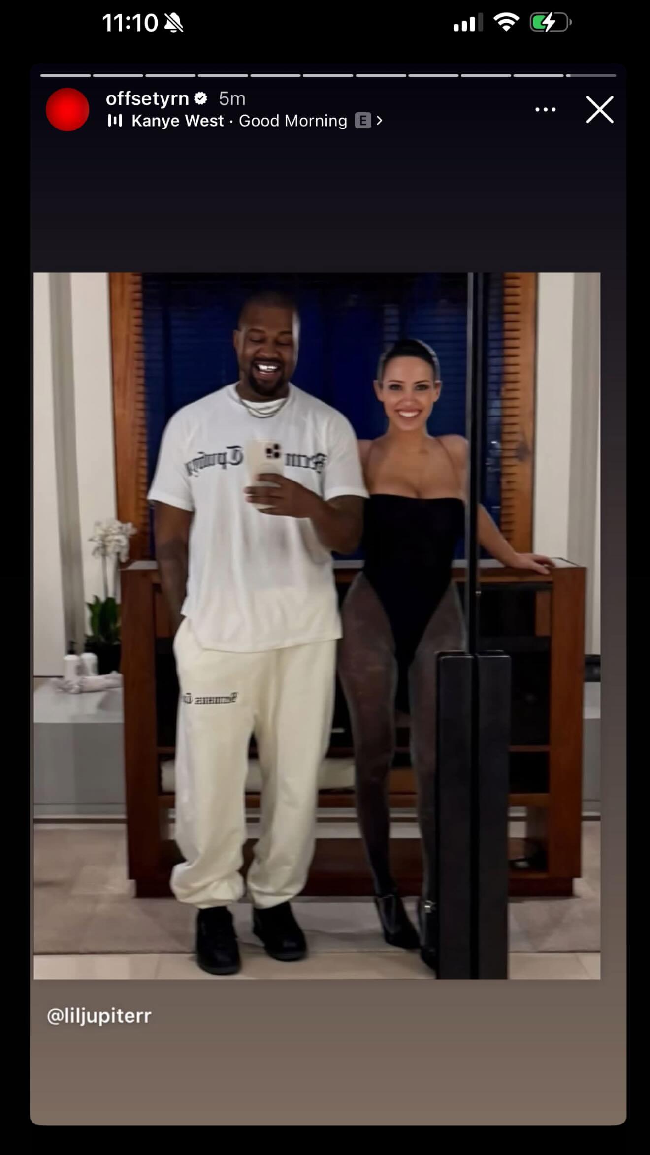 Kanye West and Bianca Censori