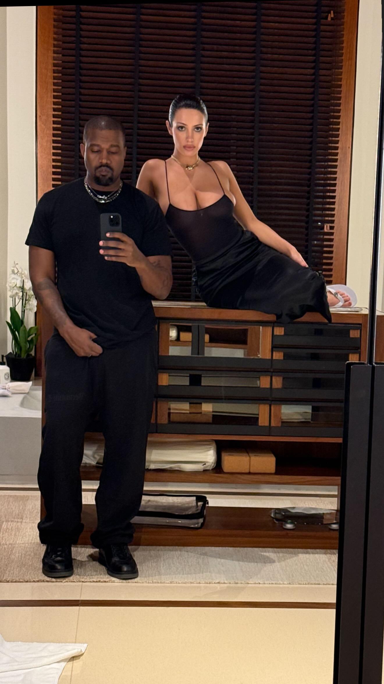 Kanye West and Bianca Censori