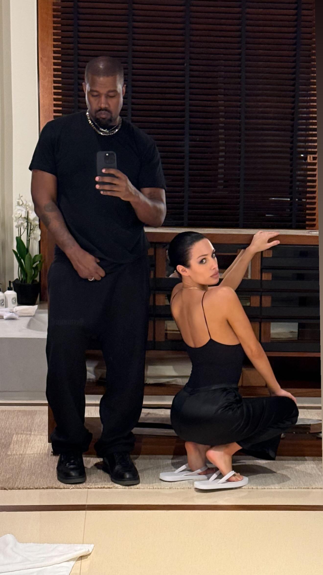 Kanye West and Bianca Censori