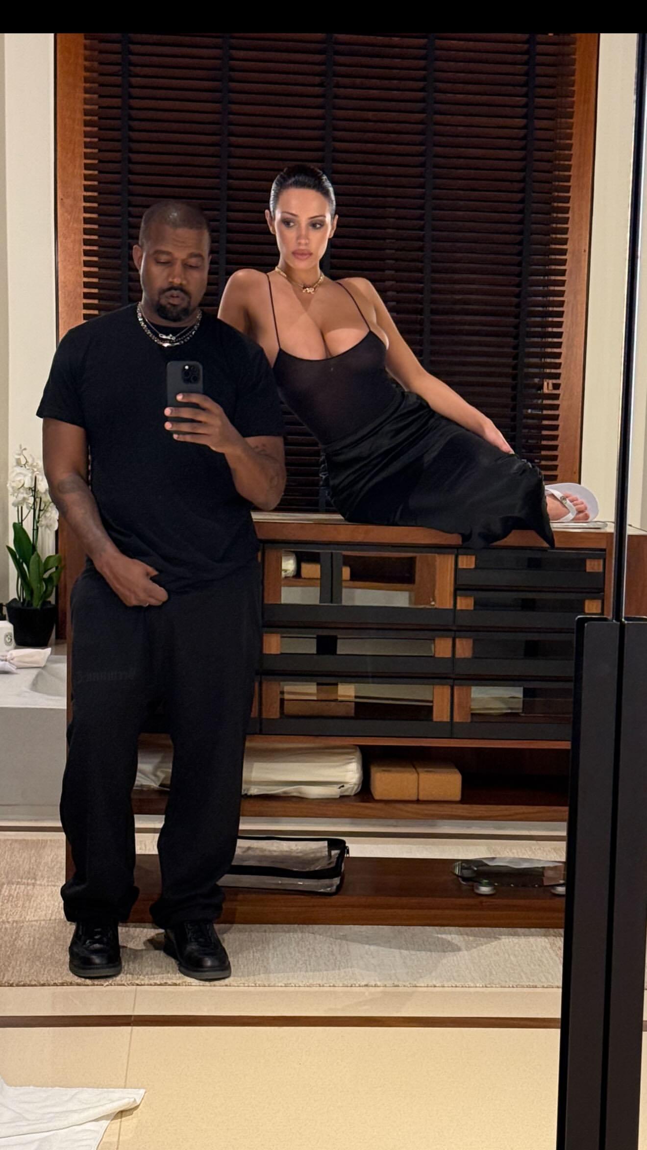 Kanye West and Bianca Censori