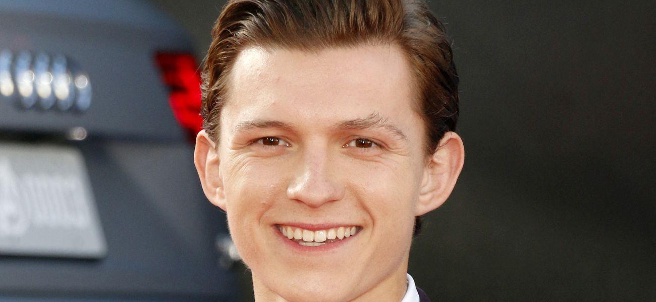 Tom Holland smiling