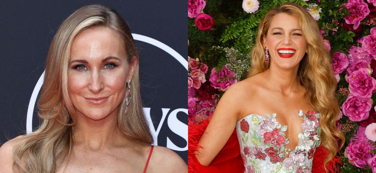 Nikki Glaser (left) Blake Lively (right)