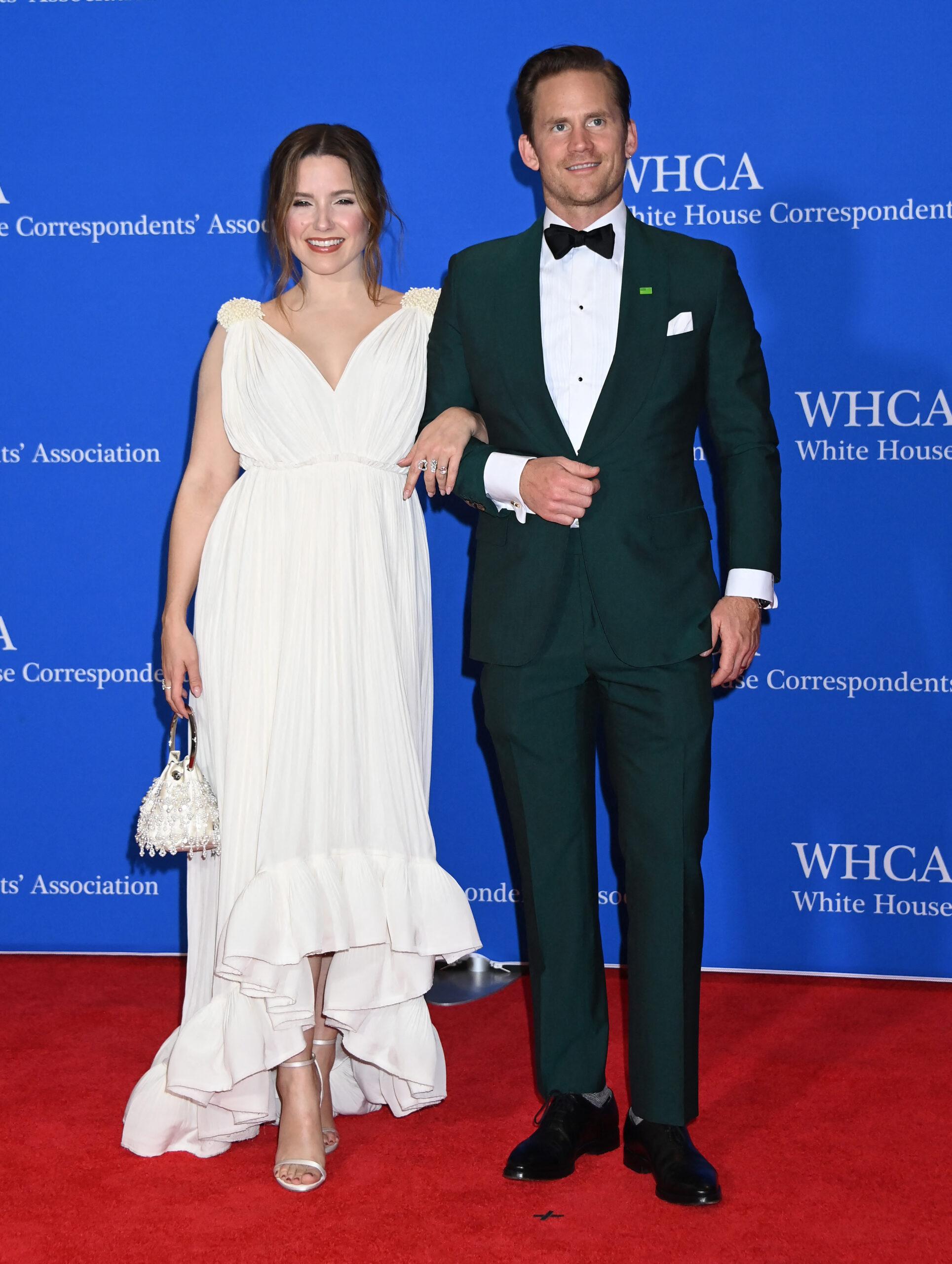 Sophia Bush and Grant Hughes at the White House Correspondents Dinner