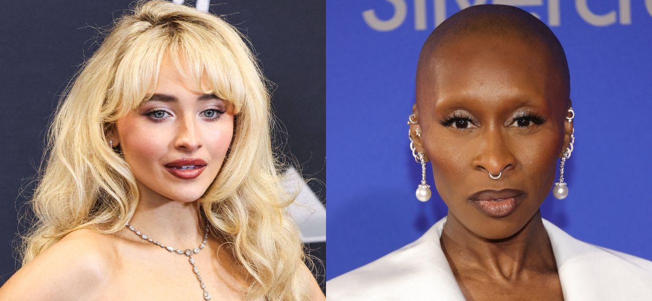 Sabrina Carpenter (left) Cynthia Erivo (right)