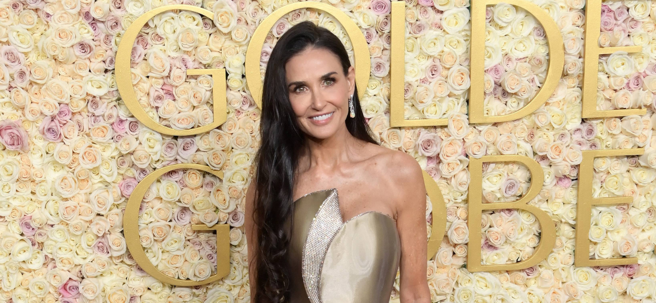 Demi Moore at the 82nd Golden Globe Awards.