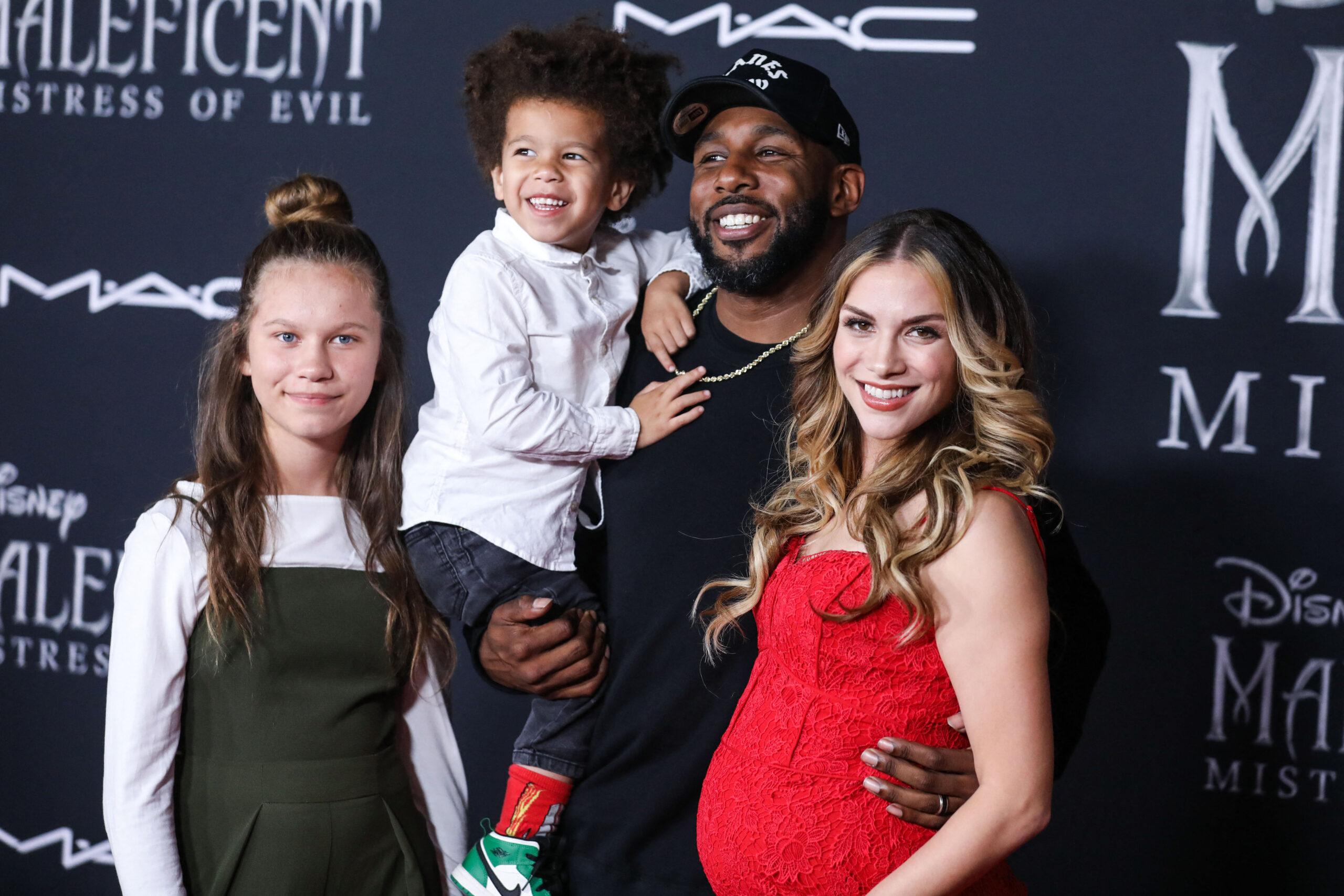 Allison Holker, tWitch, and kids