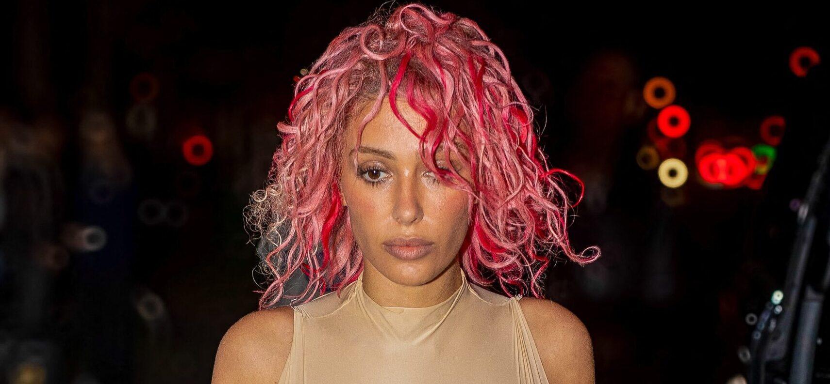 Bianca Censori turns heads in striking pink hair after the Prototype Show in Paris. 19 Jun 2024 Pictured: Bianca Censori. Photo credit: Aissaoui Nacer / MEGA TheMegaAgency.com +1 888 505 6342 (Mega Agency TagID: MEGA1155793_002.jpg) [Photo via Mega Agency]