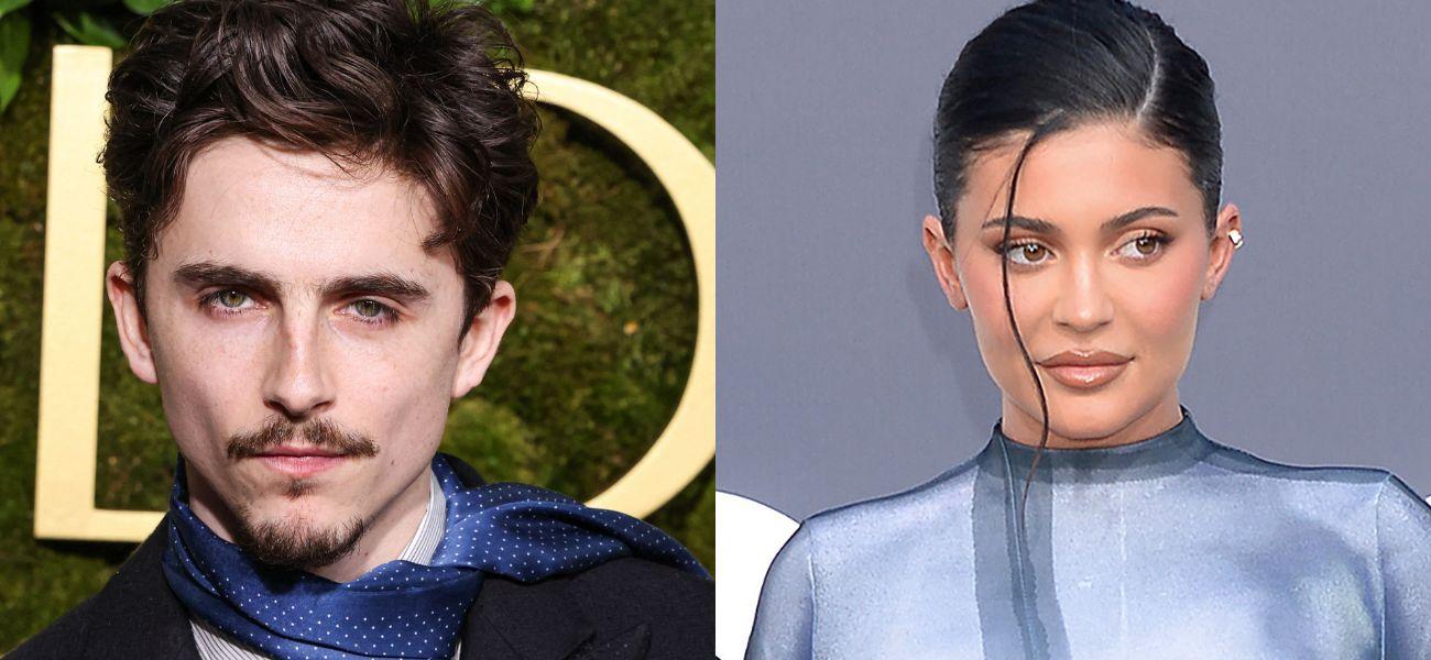 Timothee Chalamet (left) Kylie Jenner (right)