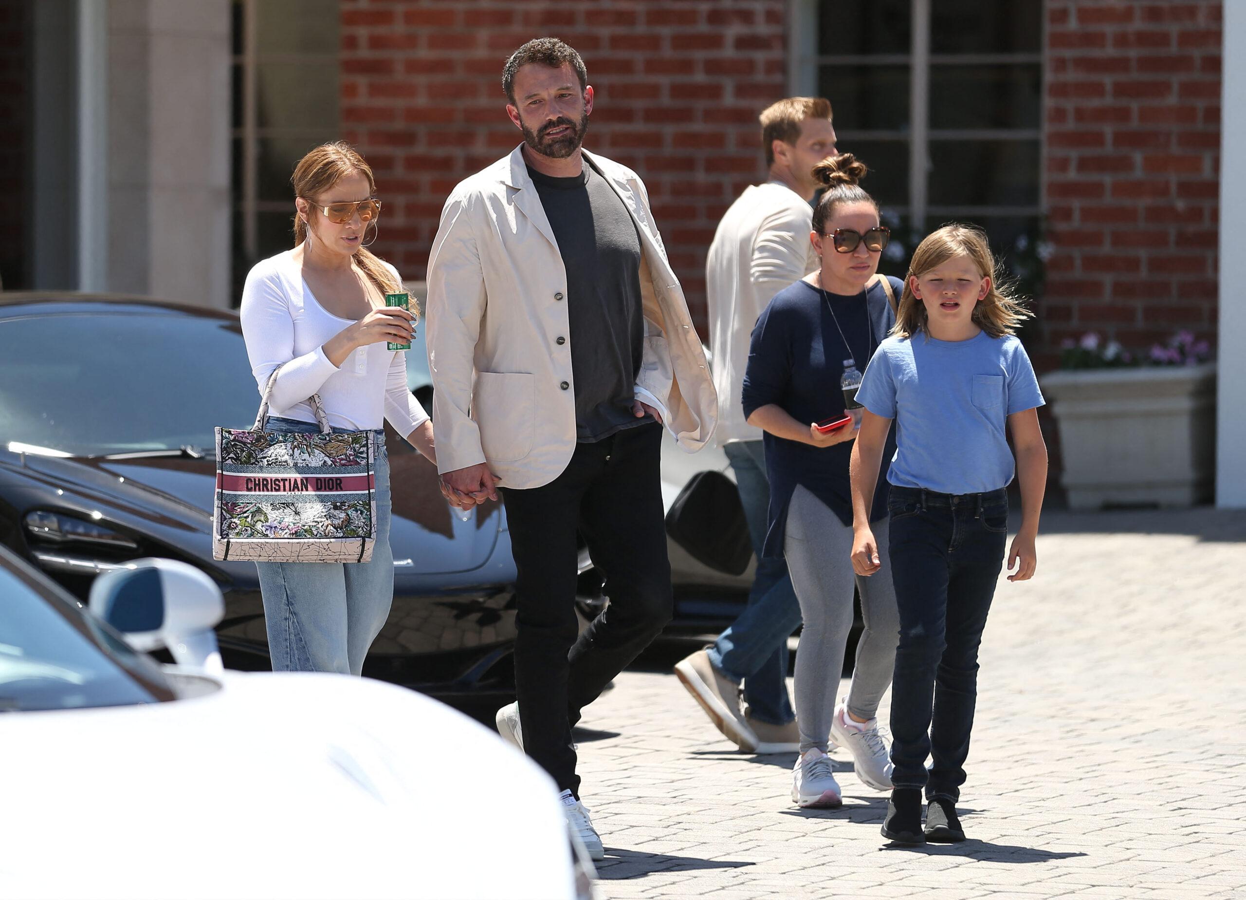 Jennifer Lopez, Ben Affleck and Samuel