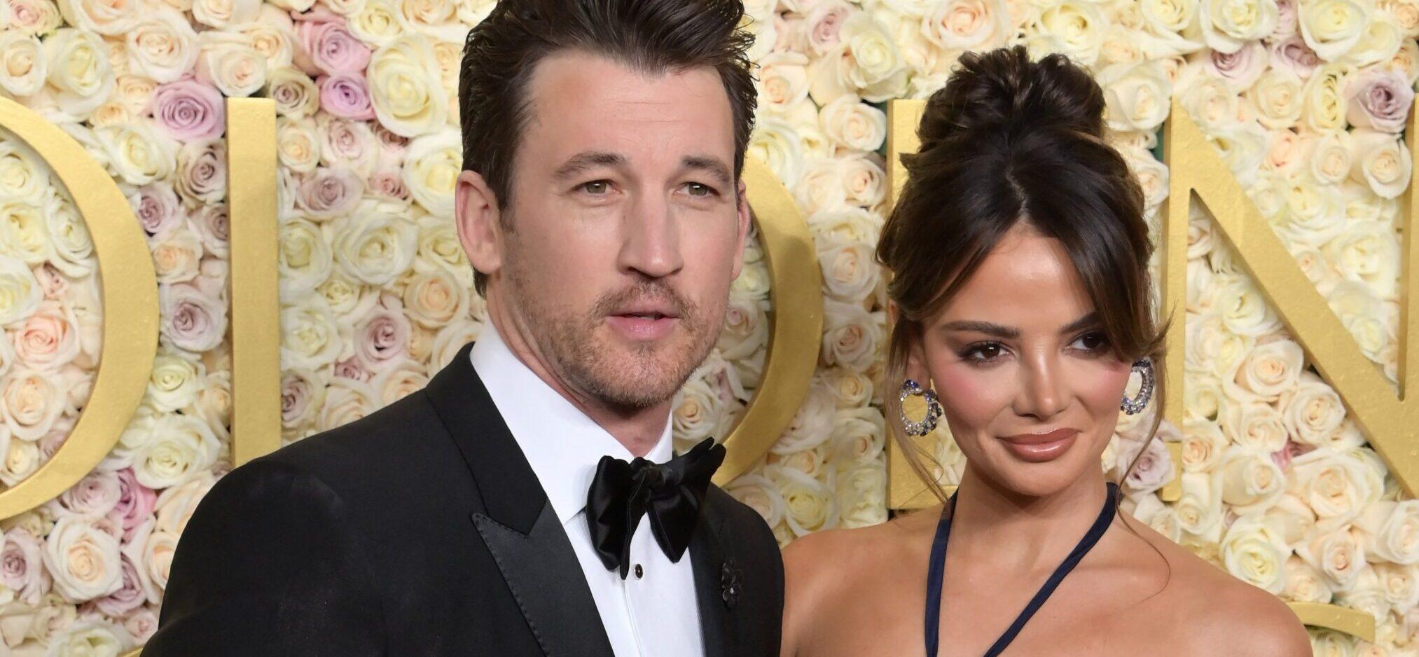 Miles Teller and Keleigh Teller at 82nd Annual Golden Globe Awards