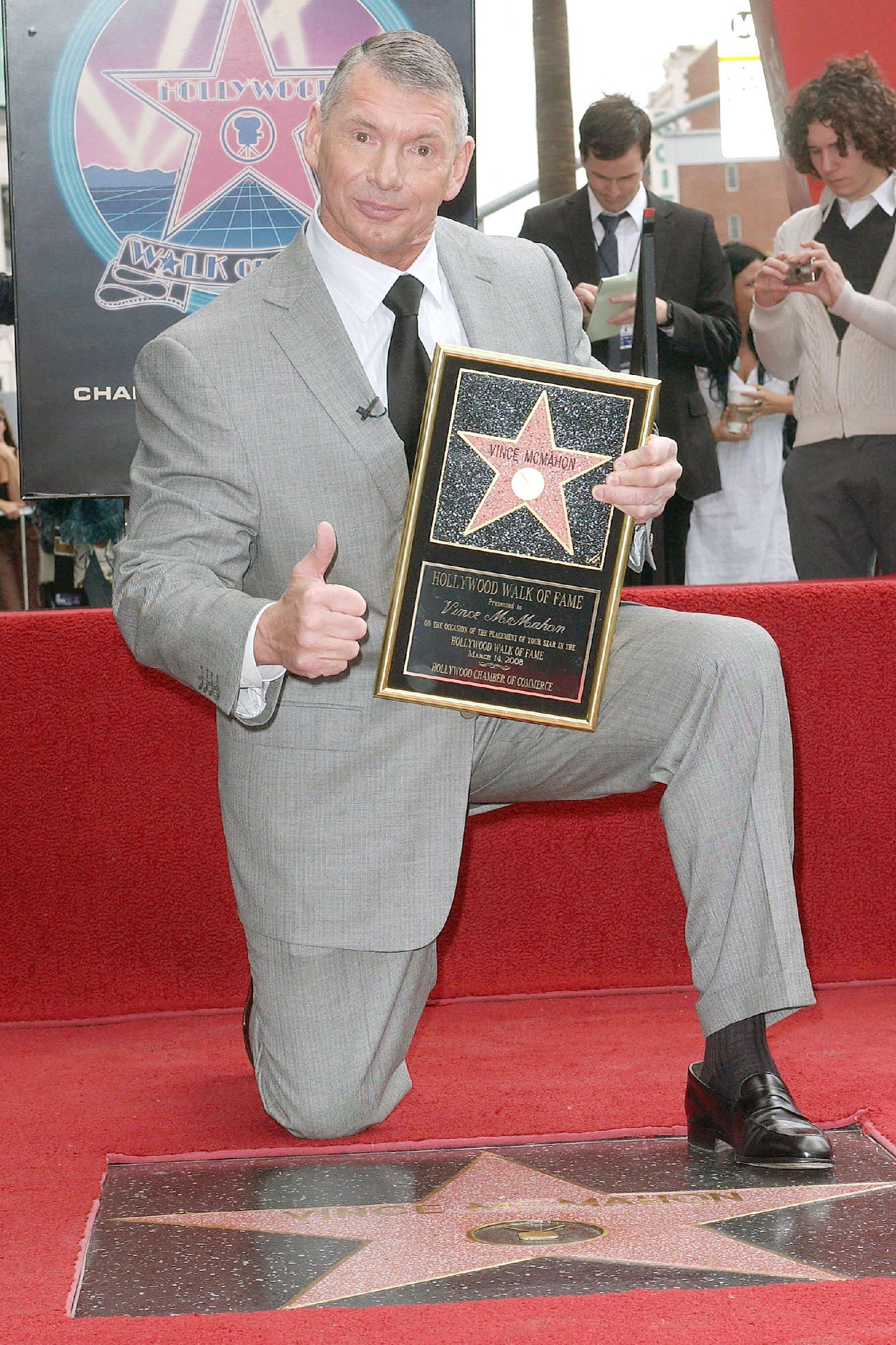 Vince McMahon at Hollywood Walk of Fame