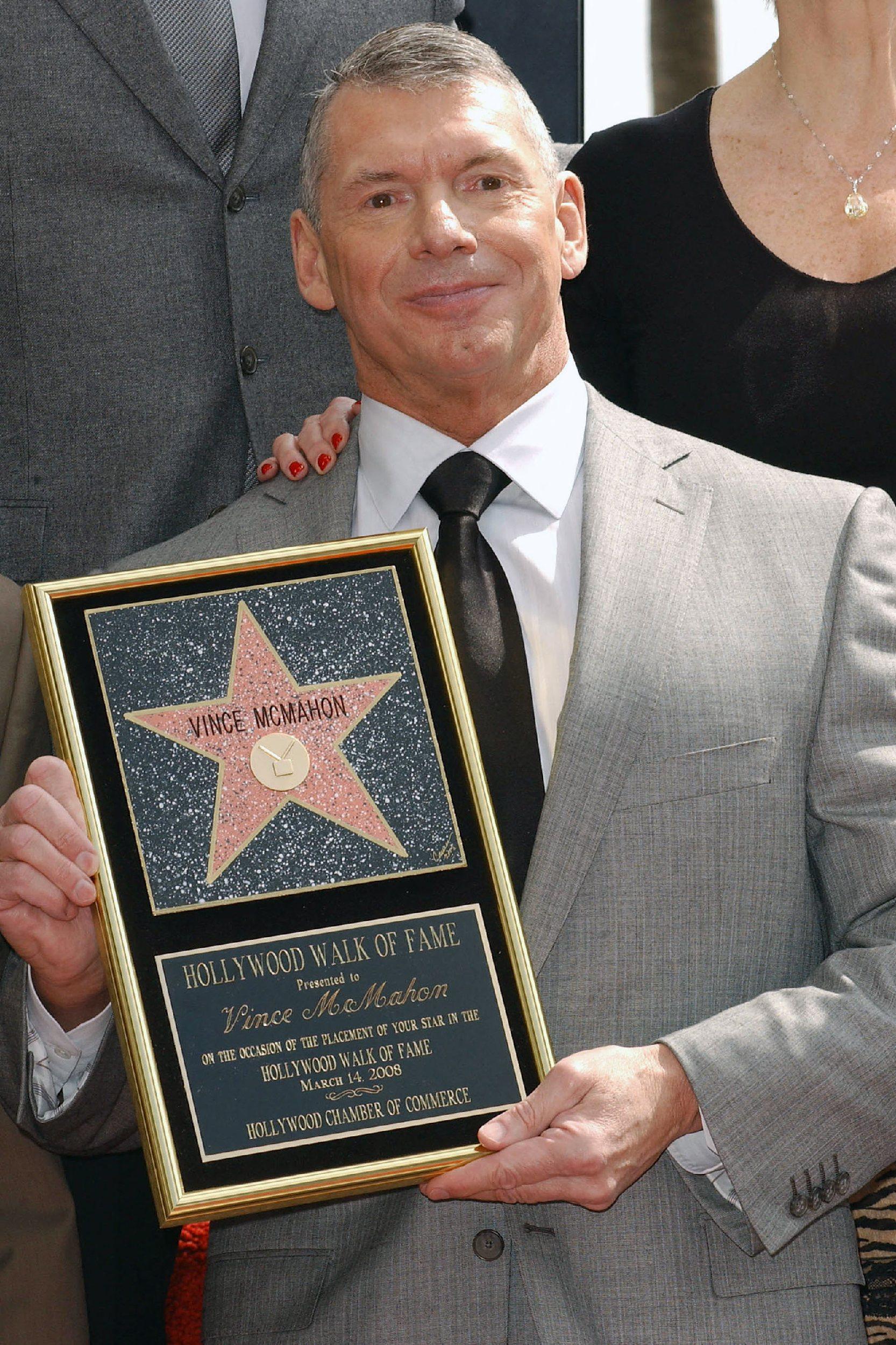 Vince McMahon at Hollywood Walk of Fame