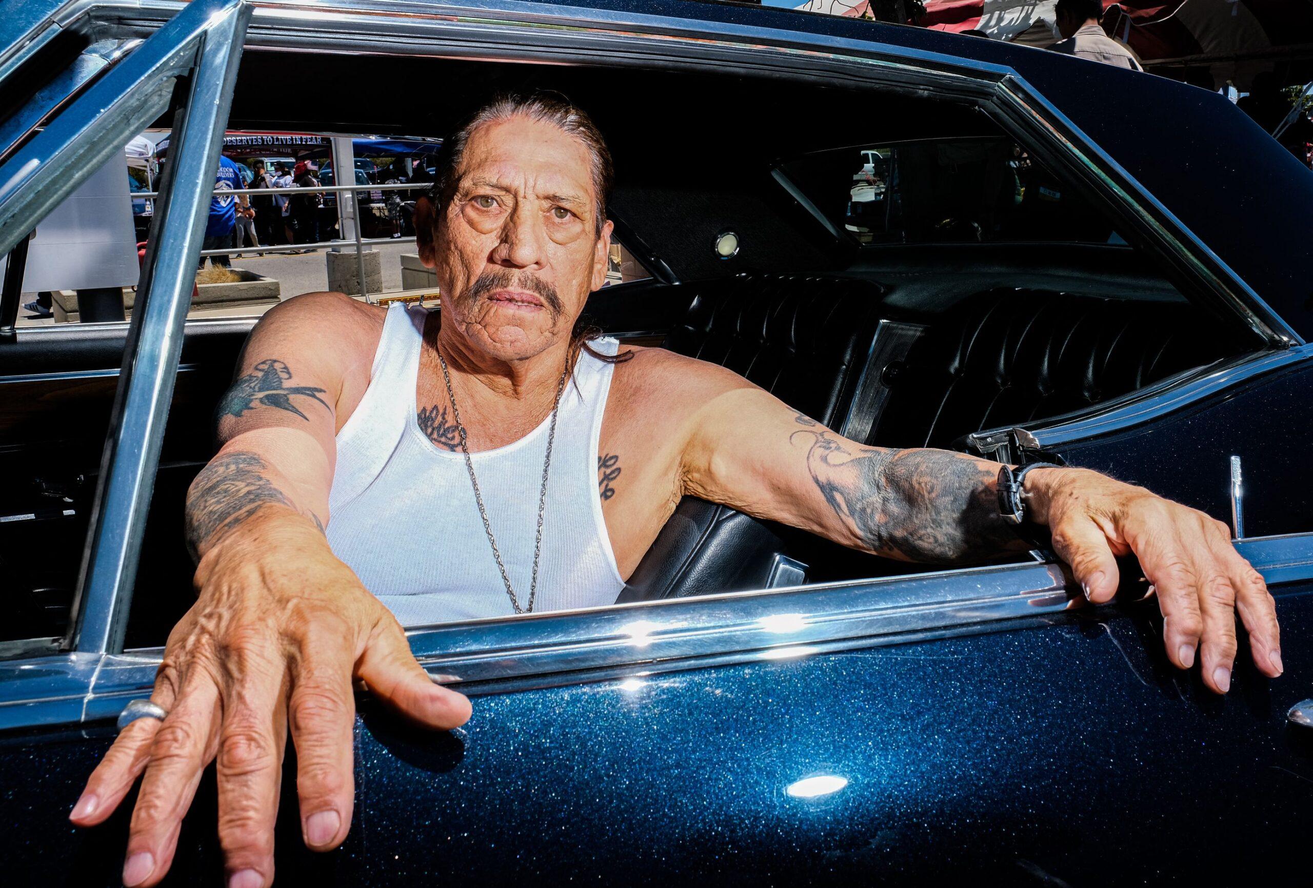 Actor Danny Trejo meets and greats at the Palmdale, CA classic car show.