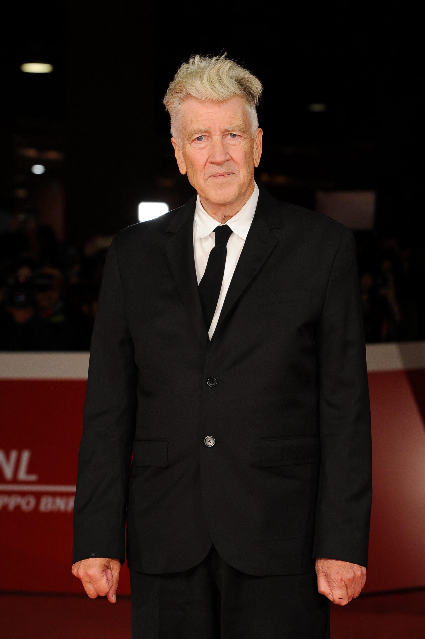 David Lynch at Rome Film Festival.