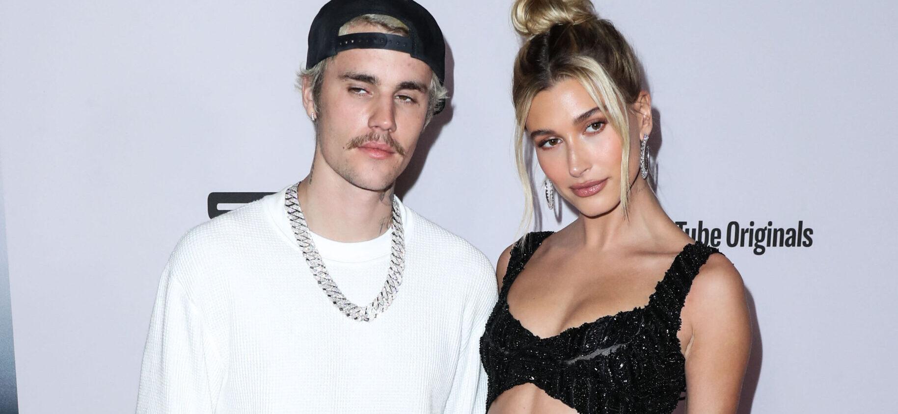 Justin Bieber and Hailey Bieber at Los Angeles Premiere Of YouTube Originals' 'Justin Bieber: Seasons'