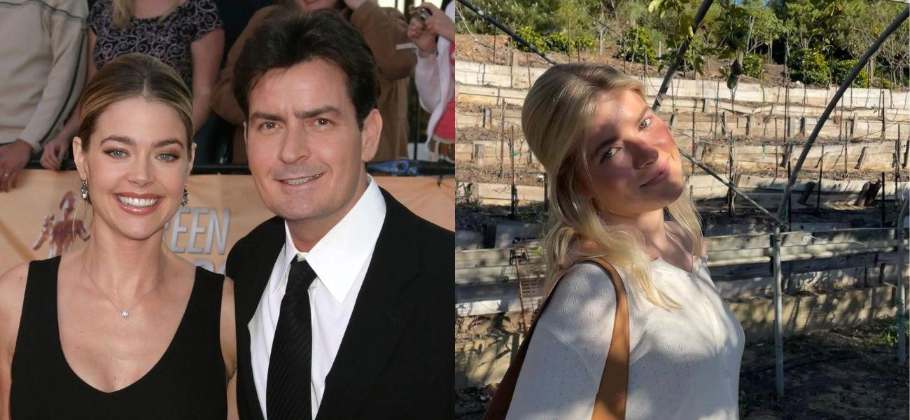 Charlie Sheen, Denise Richards, Lola Sheen photo collage