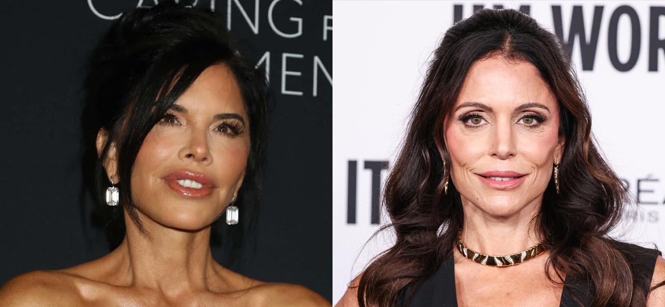 A photo collage of Lauren Sánchez and Bethenny Frankel