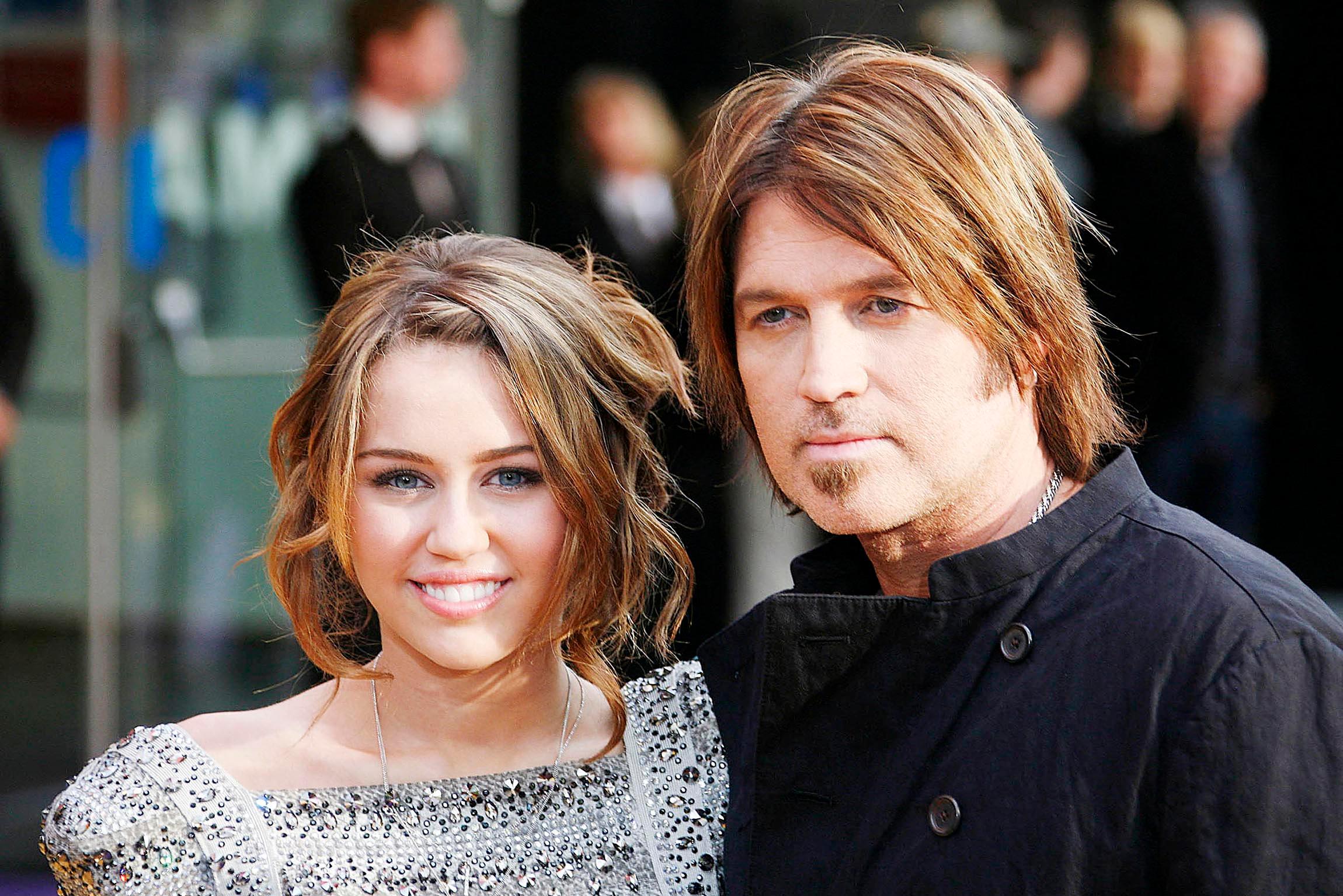 Miley Cyrus and Billy Ray Cyrus