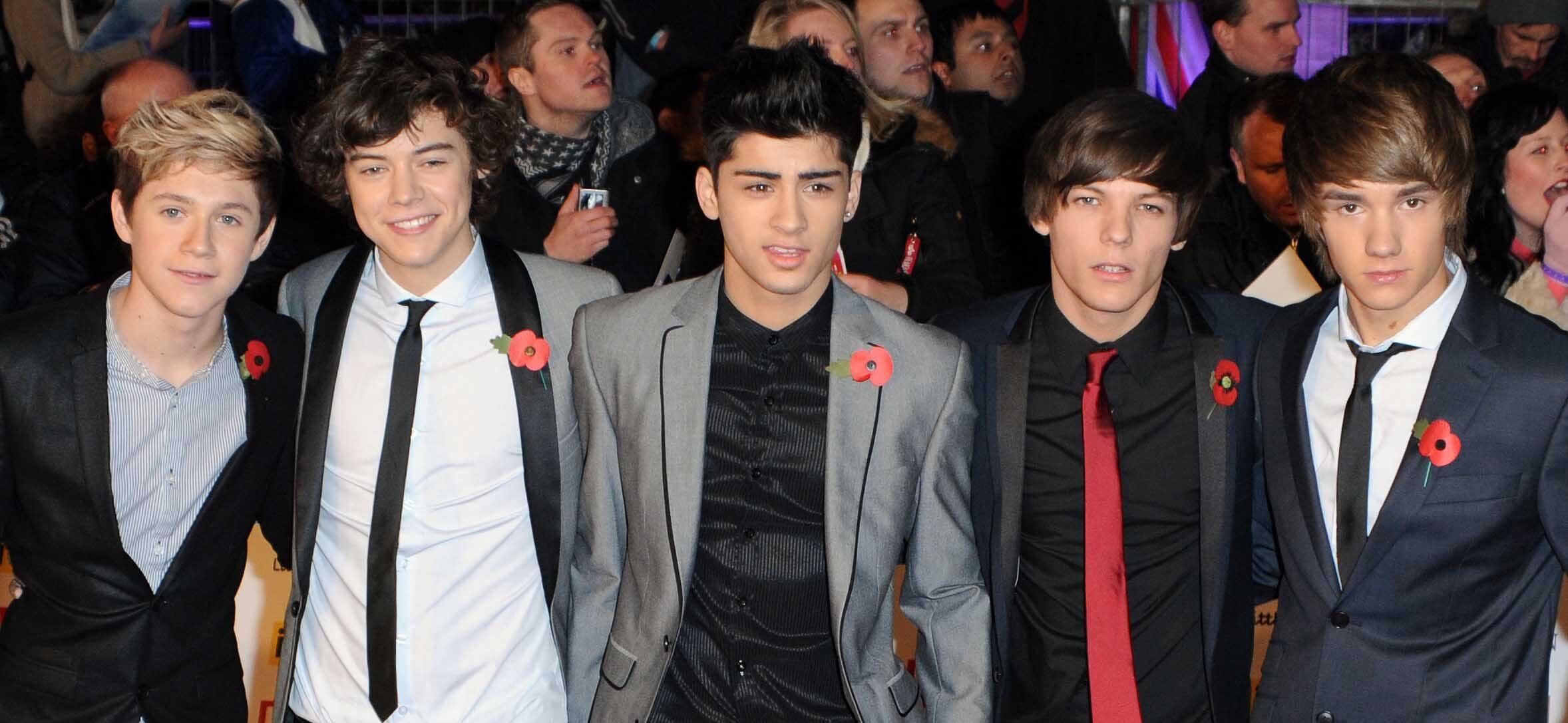 Niall Horan, Harry Styles, Zayn Malik, Liam Tomlinson and Liam Payne The Brit Awards 2012