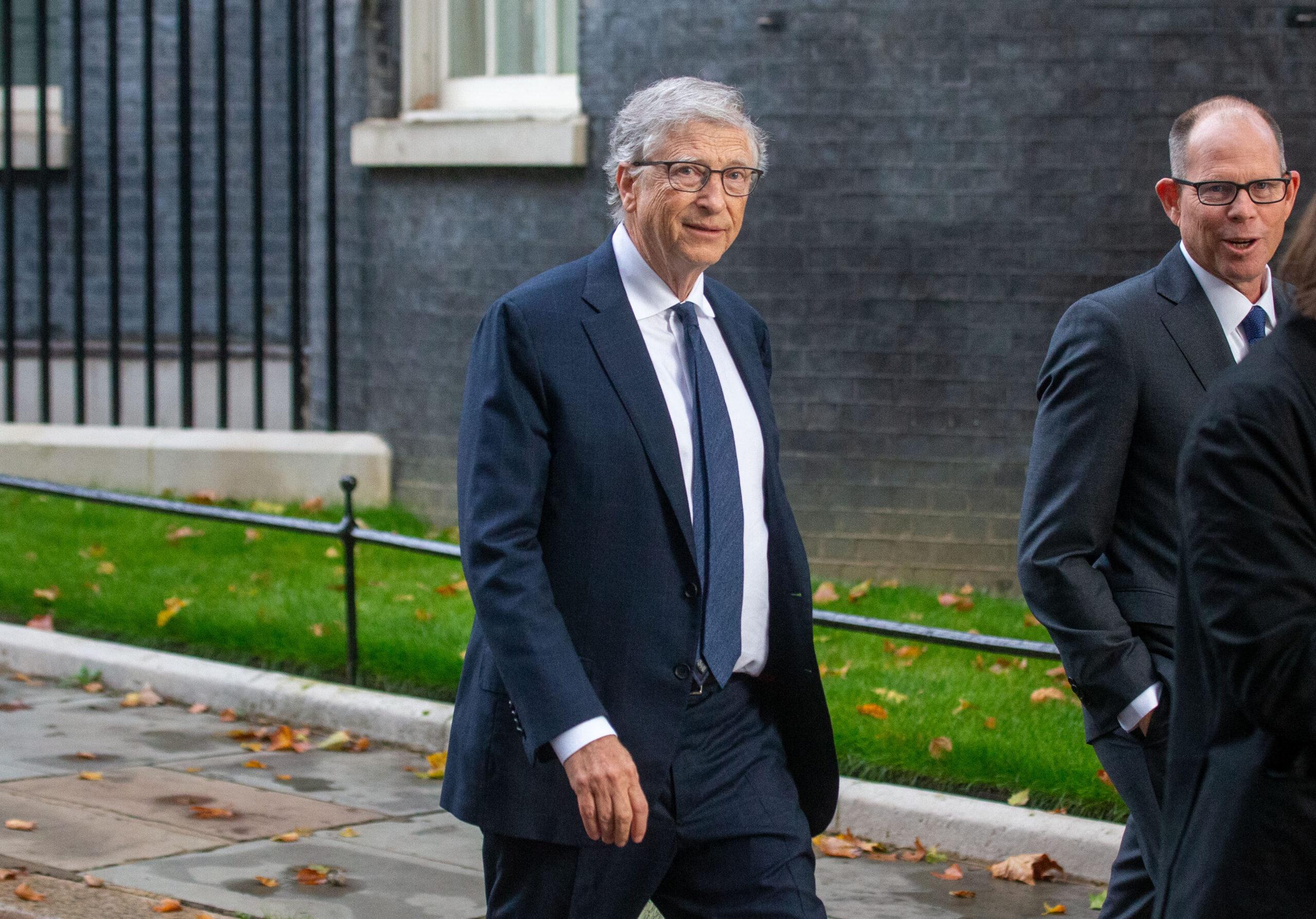 Bill Gates in Downing Street