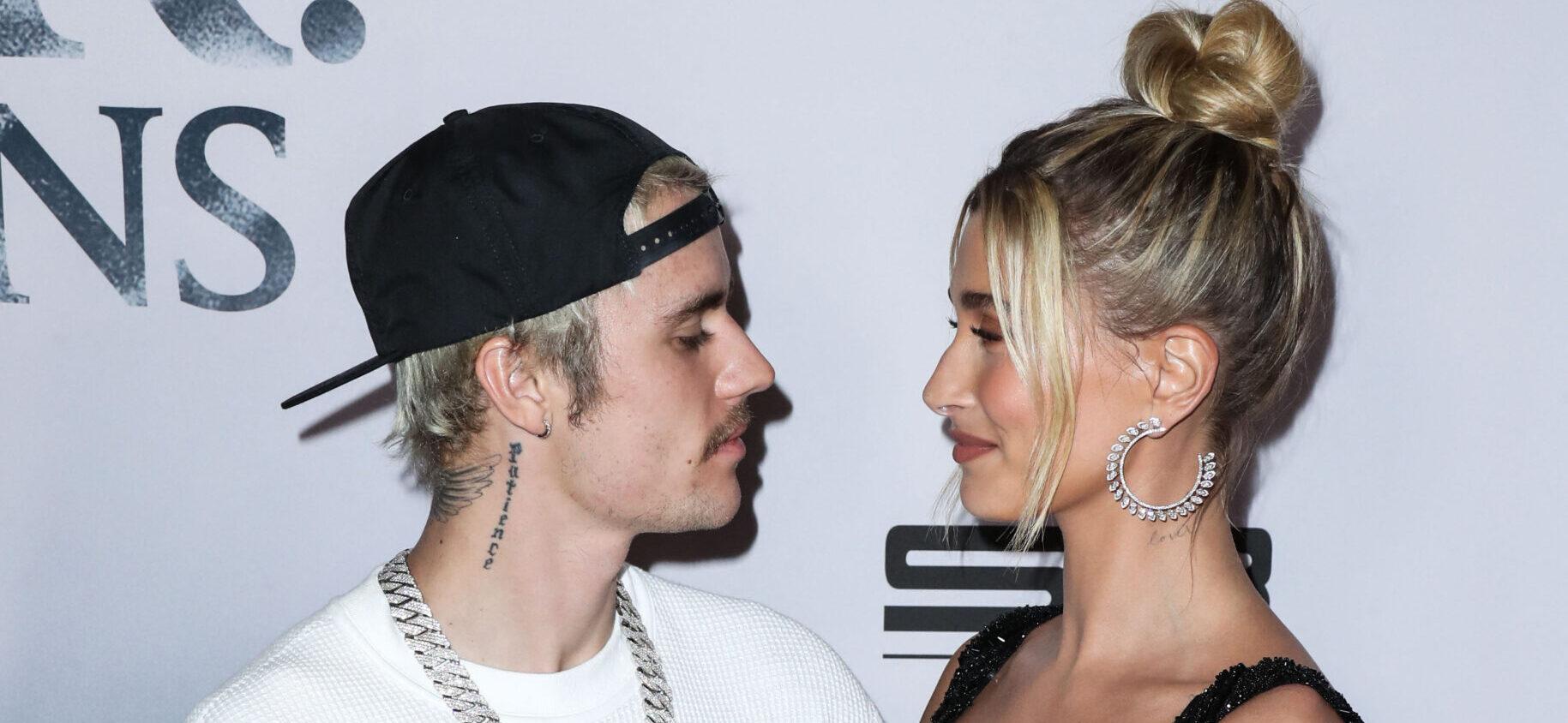 Justin Bieber and Hailey Bieber at Los Angeles Premiere Of YouTube Originals' 'Justin Bieber: Seasons'