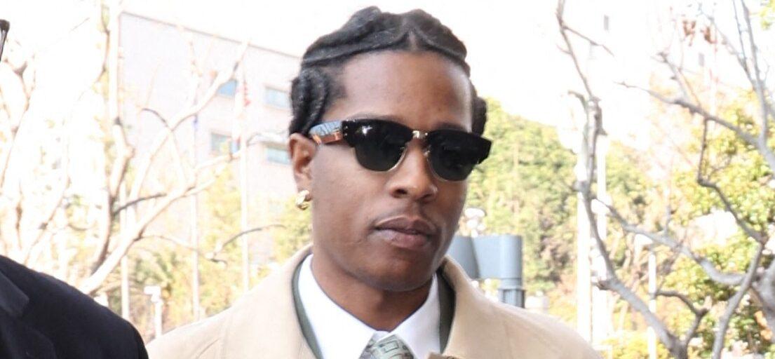 A$AP Rocky is seen arriving alone at court to continue his trial