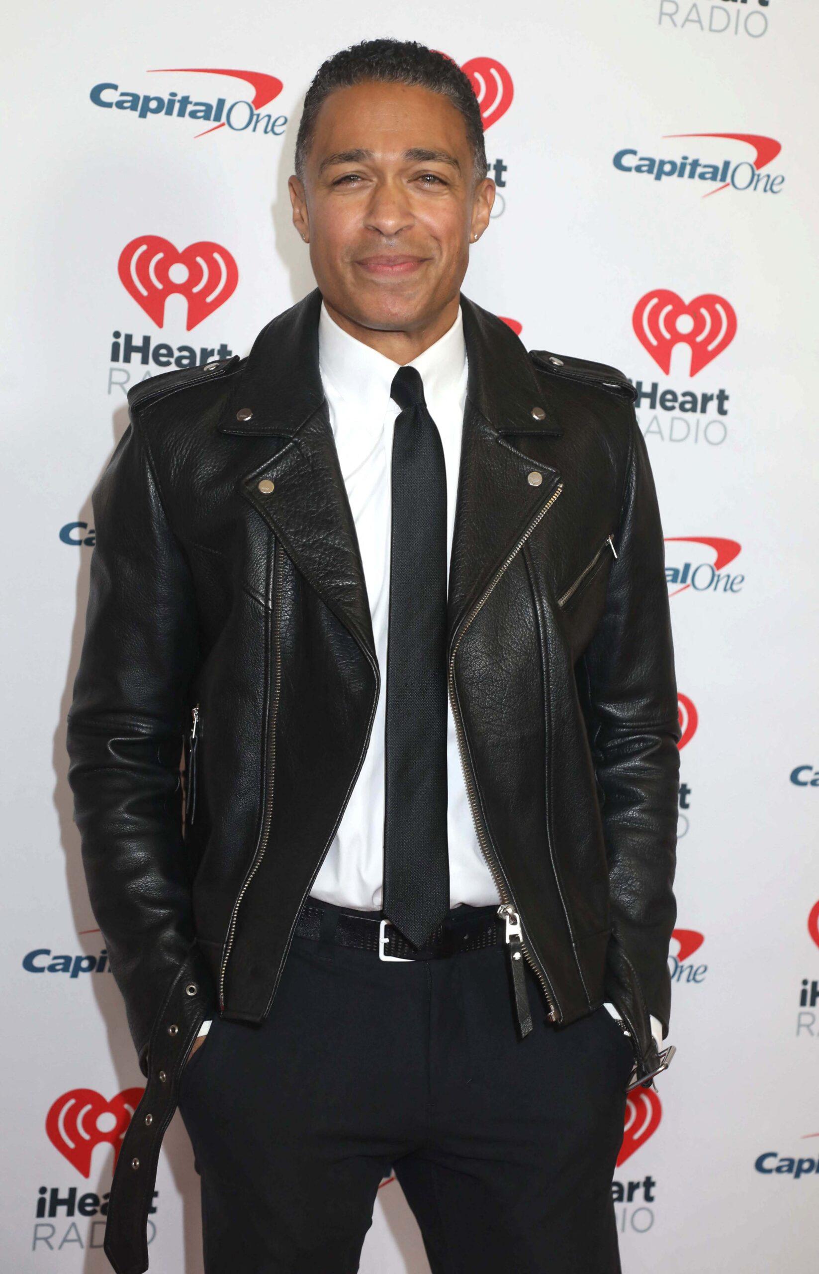 TJ Holmes at 2023 Z100s IHeartRadio Jingle Ball 