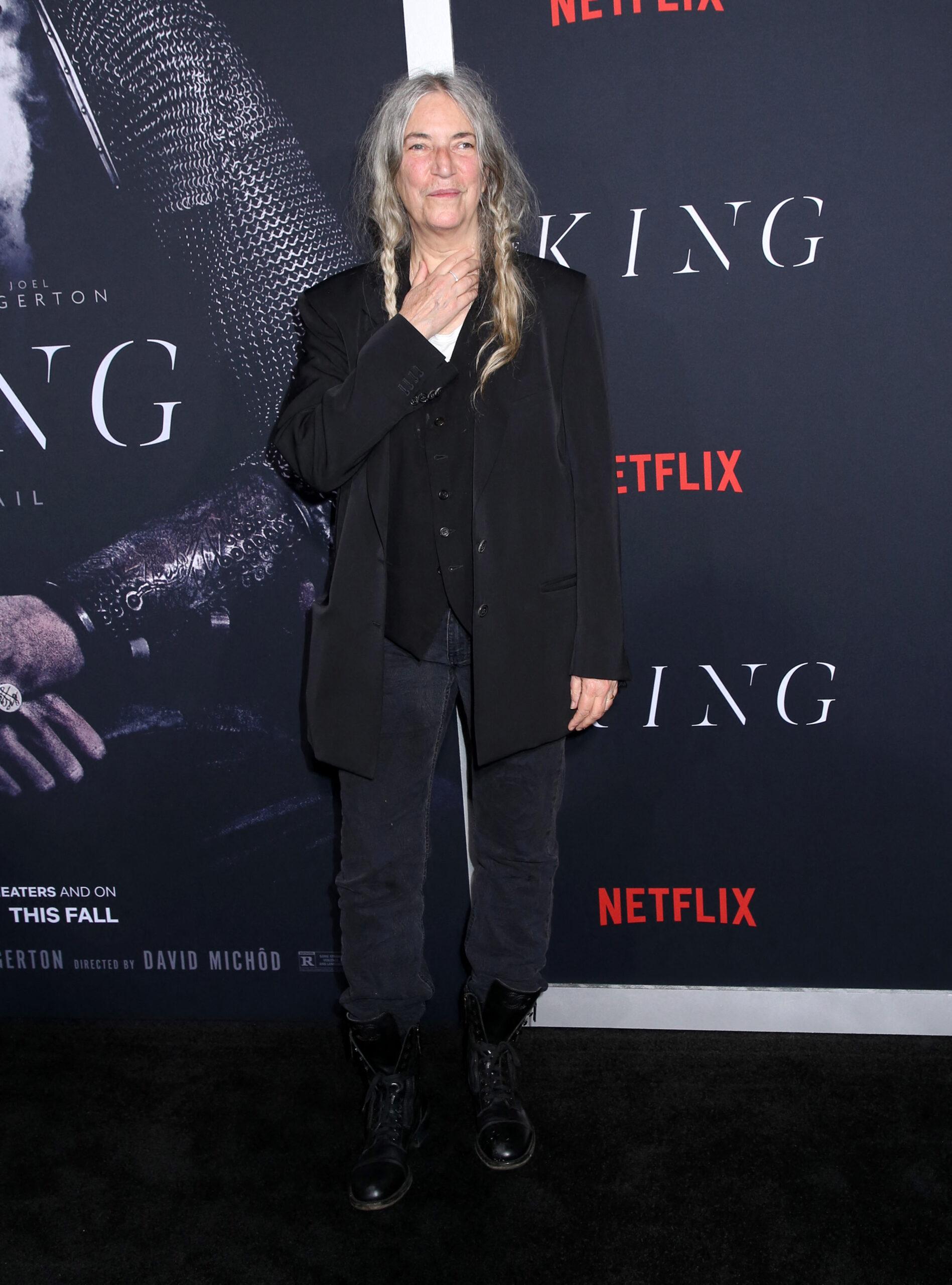 Patti Smith attends 'The King' New York Premiere