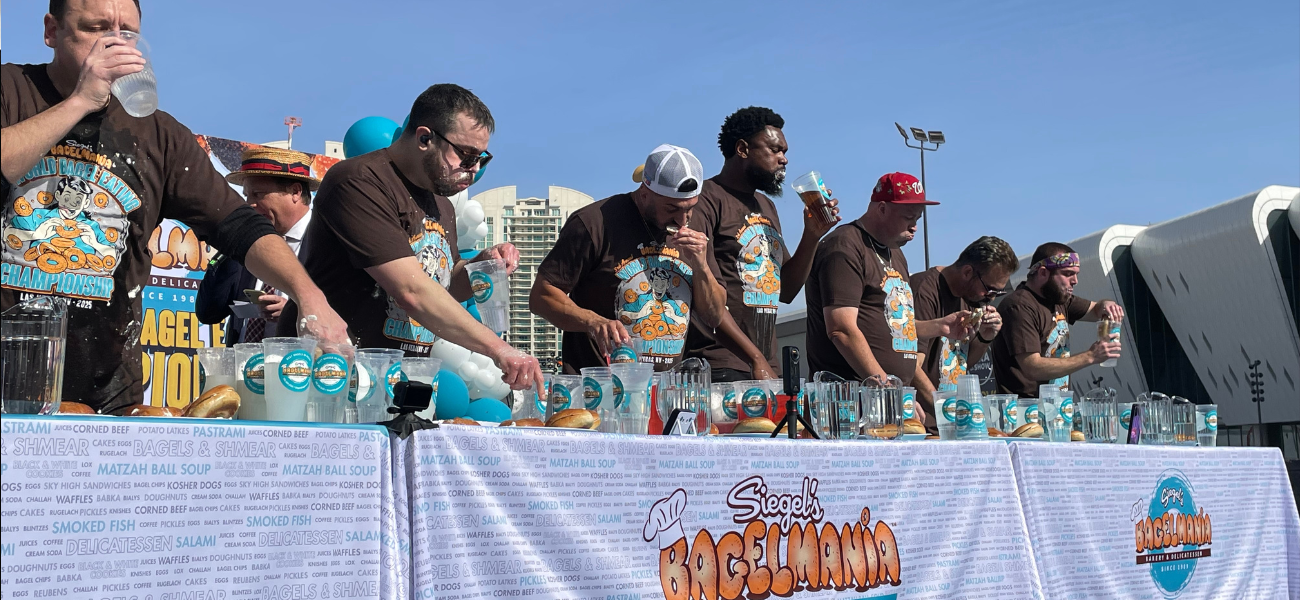Did Joey Chestnut Defend His Bagel-Eating Championship Title In Las Vegas?