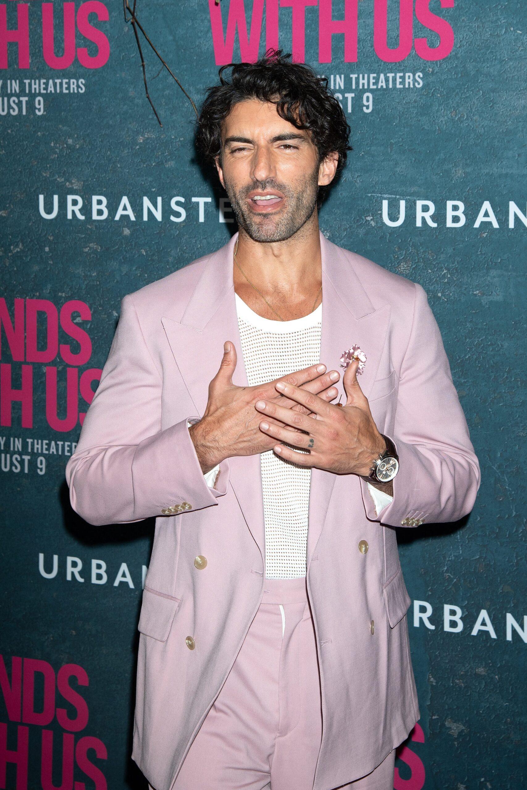 Justin Baldoni at It Ends With Us premiere