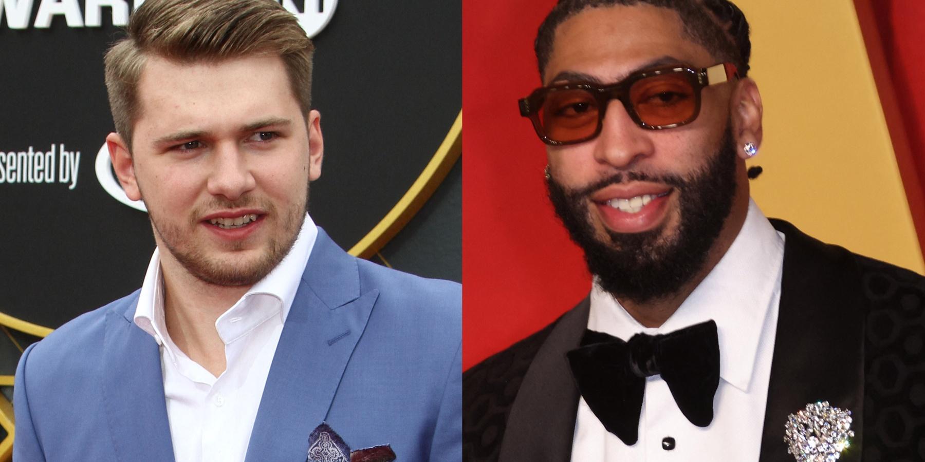 NBA stars Luka Doncic and Anthony Davis