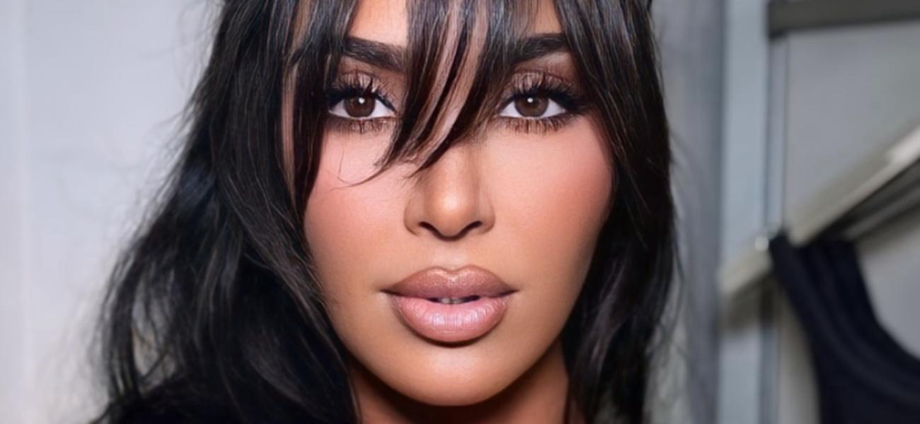 Kim Kardashian close up