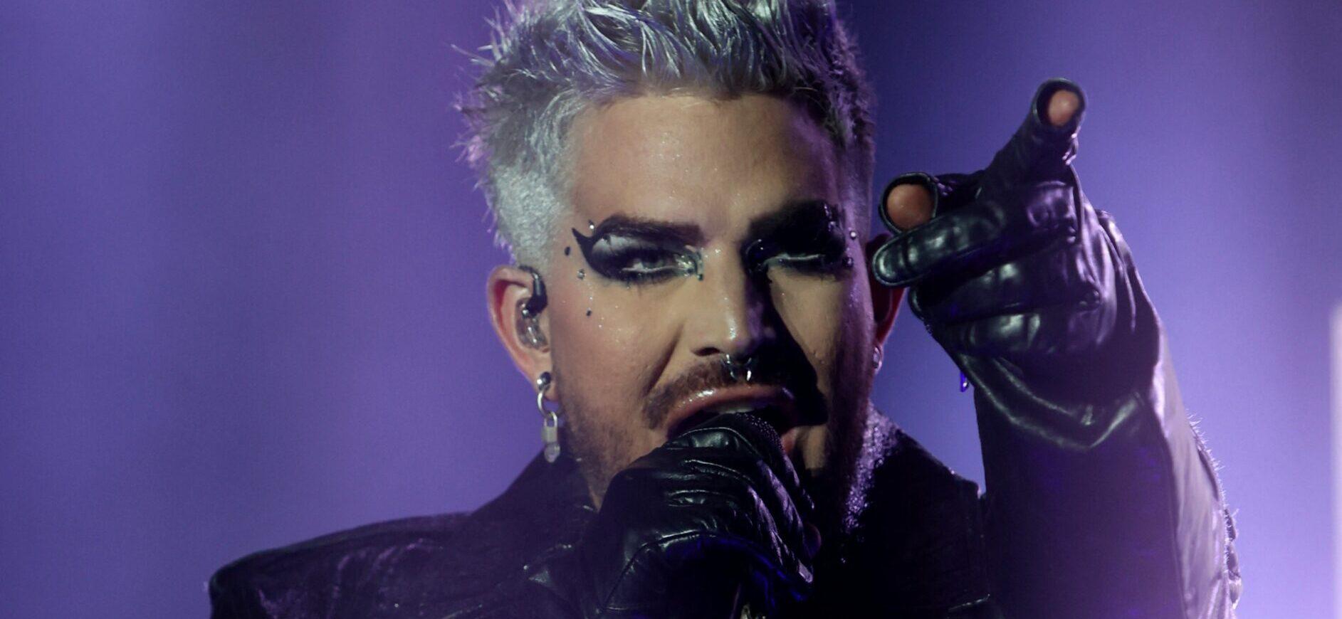 Adam Lambert performs for the West Hollywood Gay Pride celebration