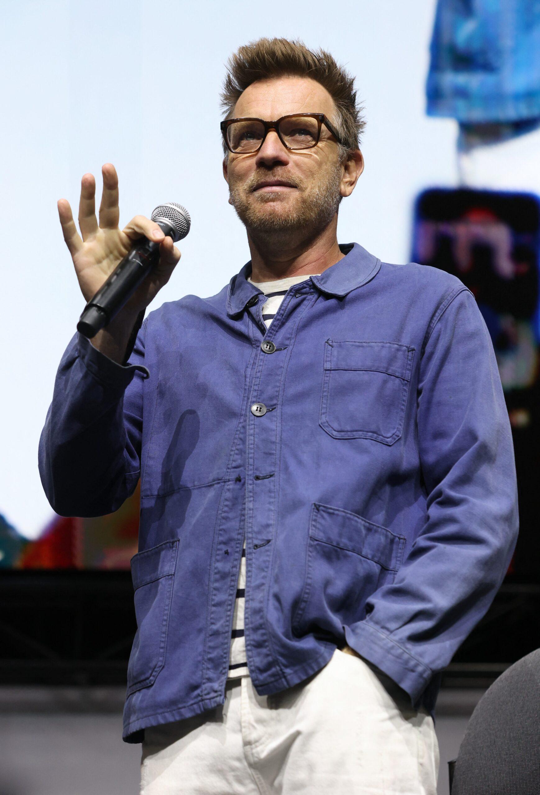 Ewan McGregor is seen attending the Los Angeles Comic Con for Star Wars feature