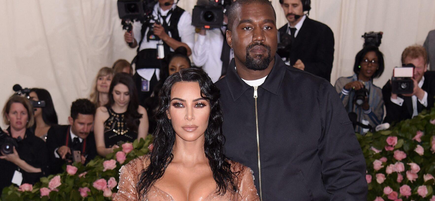 Kim Kardashian and Kanye West at The 2019 Met Gala Celebrating Camp: Notes on Fashion