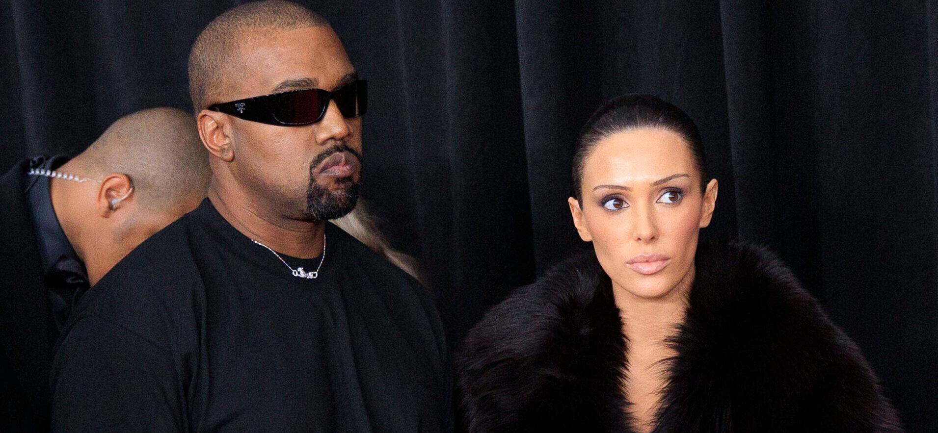 Kim Kardashian and Kanye West at 2025 Grammy Awards